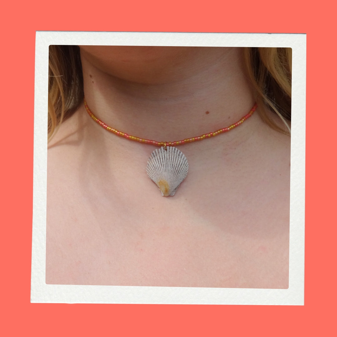 Handmade Necklace - Sunset on the Beach